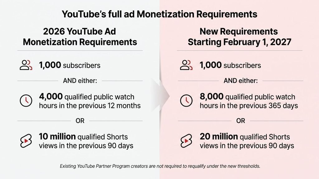 youtube partner program requirements 2027